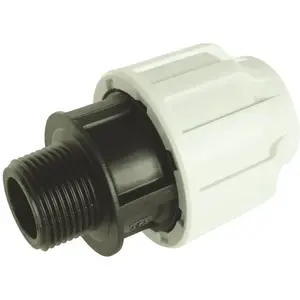 Raccord plastique PER - SOMATHERM - Droit mâle - Ø 40 Filetage 1"1/4 pas cher