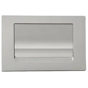 Regiplast - Plaque de commande murale simple volume réservoir wc encastré, chromé mat pas cher