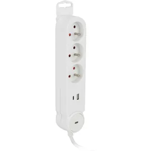Multiprise Iota 3x16A + USB A+C avec interrupteur - Zenitech pas cher