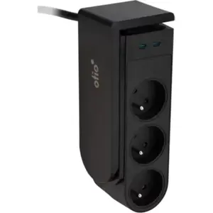 Multiprise OTIO Gekko XL clip 5 prises+2 USB-C 1.5m 20W pas cher