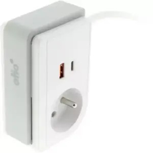 Comparateur de prix : Bloc multiprise Gekko XS clipsable 2 USB A+C 20W 1.5m blanc - Zenitech