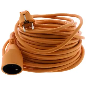 ZENITECH Rallonge électrique 25 m - 3 x 1,5 mm² - Orange pas cher