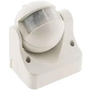 Détecteur de mouvement extérieur IP44 - blanc - Zenitech pas cher