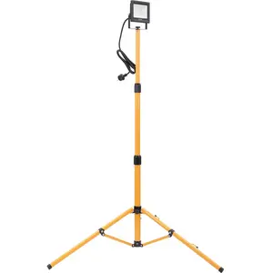 Projecteur LED trépied - ZENITECH - 30W - 2100lm - IP65 - Hauteur réglable 150cm pas cher