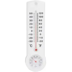Thermomètre hygromètre analogique - Blanc - Otio pas cher