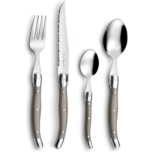 Comparateur de prix : Lou Laguiole Amefa 2511LIPA22C40 Tradition Ménagère 24 pièces - Coffret 6 personnes