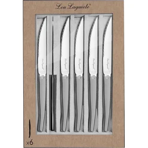 Coffret de 6 couteaux à steak Laguiole 251306mb02k35 pas cher