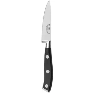 Sabatier Trompette - Couteau d'office Vulcano gris/noir - Lame 9 cm OS pas cher