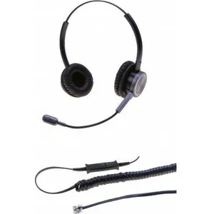 Dacomex - Perle - casque téléphone binaural micro Flex antibruit (292013) pas cher