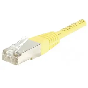 Dexlan CUC Cordon RJ45 patch FTP CAT 5e Jaune - 0,70 m pas cher