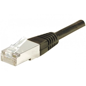 EXC CUC Exertis Connect Cordon RJ45 patch f/utp cat 6 Noir - 1.00 m (ECF-234230) pas cher