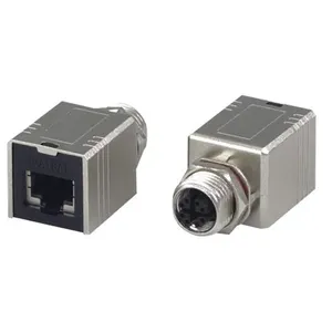 exertis Connect - Adaptateur réseau - M12 8 broches (F) pour RJ-45 (F) pas cher