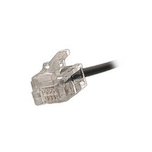 Comparateur de prix : Dexlan Exertis Connect - Cordon téléphonique RJ11 noir - 10m (ECF-288140)