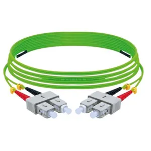 Comparateur de prix : generic - Cordon de raccordement - SC/UPC multimode (M) pour SC/UPC multimode (M) - 2 m - 2 mm - fibre optique - duplex - 50 / 125 microns - OM5 - sans halogène - citron vert