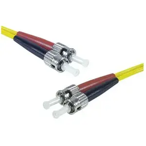 Exertis Connect Câble patch FO Eco, 9/125 µm, fibre OS2, 2x ST mâle/2x ST mâle, jaune, 5,0 m UPC coupe UPC (LSOH, CAT6a, 5 m), Câble réseauVendu pargalaxus