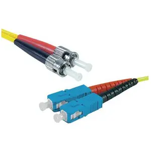 Exertis Connect Câble patch FO Eco, 9/125 µm, fibre OS2, 2x ST mâle/SC duplex mâle, jaune, 1,0 m UPC UPC-Schlif (S/UTP, CAT6, 1 m), Câble réseau pas cher