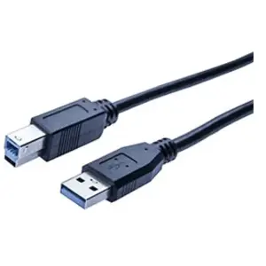Hypertec Exertis Connect Câble USB 3.0, USB 3.0 St. A / USB 3.0 St. B, noir, 3.0 m Prend en charge les taux de transfert (3 m, USB 3.2 Gen 1), Câble USB pas cher