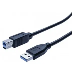 Exertis Connect Câble USB 3.0, USB 3.0 St. A / USB 3.0 St. B, noir, 0.5 m Prend en charge les taux de transfert (0.50 m, USB 3.0), Câble USB pas cher