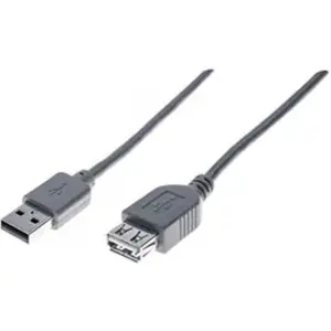 Hypertec GENERIQUE Exertis Connect - Rallonge éco usb 2.0 a / a grise - 0,6 m (532411) pas cher
