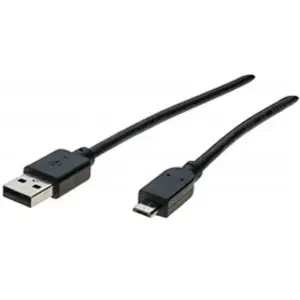 Hypertec Exertis Connect Câble Micro USB 2.0, USB A / USB Micro B, 3.0 m Pour la charge et le transfert de données (3 m, USB 2.0), Câble USB pas cher
