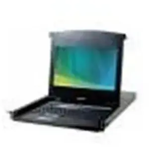 DEXLAN CONSOLE LCD 185 1080P FULL HD 4P KVM VGA/USB +Câble pas cher