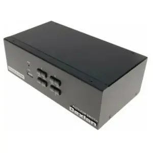 Dexlan Commutateur KVM 4 ports Dual View HDMI 4K avec USB, Commutateur... pas cher