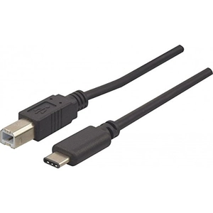 Amazon connect 1 m USB 2.0 B/C Cordon Noir pas cher
