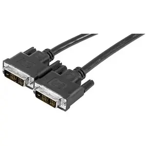 EXC Amazon Connect 3 m 18 Plus 1 Male/Male DVI-D Single Link Cord - Black pas cher