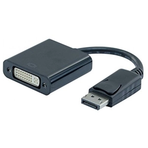 Inconnu Connect 127426 tussenstuk voor kabels DisplayPort 1.2 DVI-D Zwart