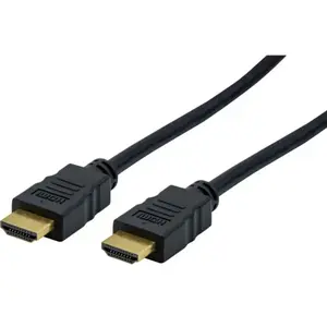 Générique Câble HDMI haute vitesse avec Ethernet or- 1 m (1 m, HDMI), Câble vidéo pas cher