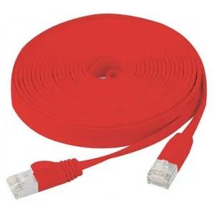 Exertis Connect - Cordon RJ45 plat cat 6 u/ftp sng rouge - 10 m (845208) pas cher