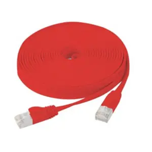 Générique Cat6 RJ45 Câble de brassage forfaitaire U/FTP rouge - 20 m (... pas cher