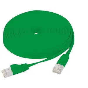 Comparateur de prix : exertis Connect - Cordon de raccordement - RJ-45 (M) pour RJ-45 (M) - 50 cm - U / FTP (Paire torsadée blindée) - CAT 6 - intérieur, sans crochet, plat - vert