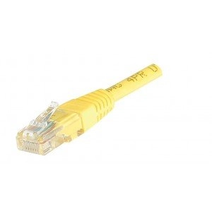 Connect Dymo Cordon RJ45 patch UTP CAT 5e Jaune - 15 m pas cher