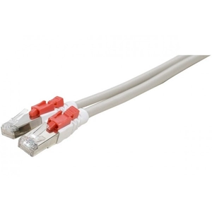 Hypertec Generique Cordon Patch Rj45 S/ftp Cat6a a Verrouillage Gris - 2 m pas cher