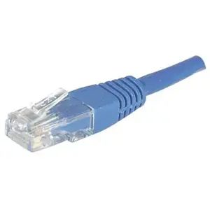 Cordon Patch RJ45 UTP CAT5e Bleu - 1 M pas cher