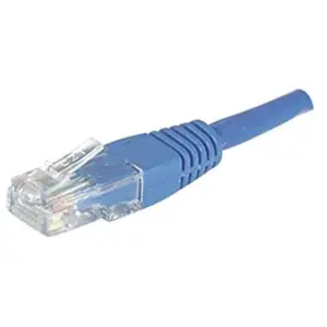 Cordon Patch RJ45 UTP CAT5e Bleu - 5 M pas cher