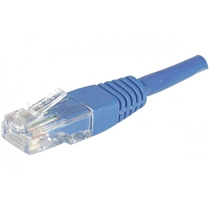 EXC Cordon Patch RJ45 UTP CAT5e Bleu - 0,15 M pas cher
