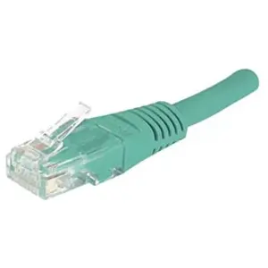 Connect Cordon RJ45 catégorie 5e U/UTP vert - 0,15 m pas cher