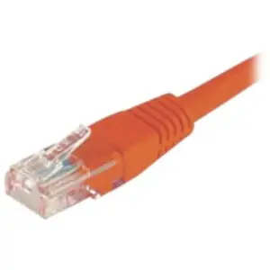 EXC Cordon Patch RJ45 UTP CAT5e Rouge - 0,30 M pas cher