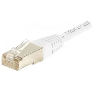 Comparateur de prix : Dexlan Cordon patch rj 45 ftp cat 6 blanc - 1 m