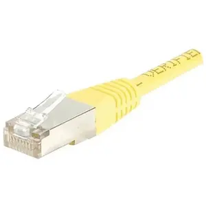 EXC Dymo Cordon RJ45 patch FTP CAT 6 Jaune - 50 m pas cher