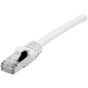 exertis Connect - Cordon de raccordement - RJ-45 (M) pour RJ-45 (M) - 1.5 m - blindé F/UTP - CAT 6 - sans halogène, sans crochet - blanc pas cher