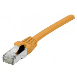 exertis Connect - Cordon de raccordement - RJ-45 (M) pour RJ-45 (M) - 1.5 m - blindé F/UTP - CAT 6 - sans halogène, sans crochet - orange pas cher