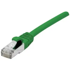 exertis Connect - Cordon de raccordement - RJ-45 (M) pour RJ-45 (M) - 1.5 m - blindé F/UTP - CAT 6 - sans halogène, sans crochet - vert pas cher