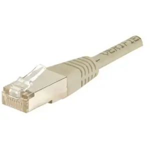 CUC Cordon RJ45 catégorie 6 F/UTP gris - 0,15 m pas cher