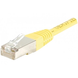 EXC Cordon patch RJ45 ftp CAT6 jaune - 25m pas cher
