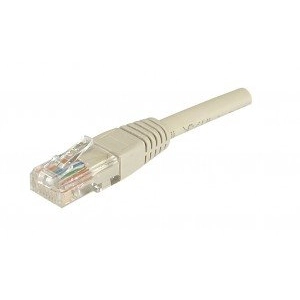 CUC Cordon RJ45 patch UTP CAT5e alu / cuivre - 10,00 m