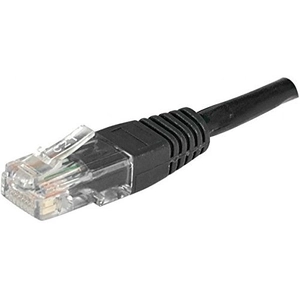Dexlan Cordon Patch RJ45 UTP CAT6 Noir - 1 M pas cher