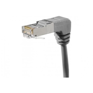 EXC DEXLAN Cordon Patch RJ45 FTP CAT5e Coudé bas Gris - 2 M pas cher